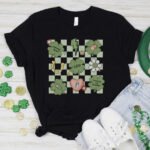 Checkered L&D St Patrick's Day T-Shirt - Image 5
