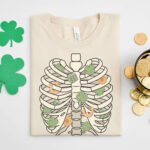 St. Patricks Day Rib Cage T-Shirt - Image 4
